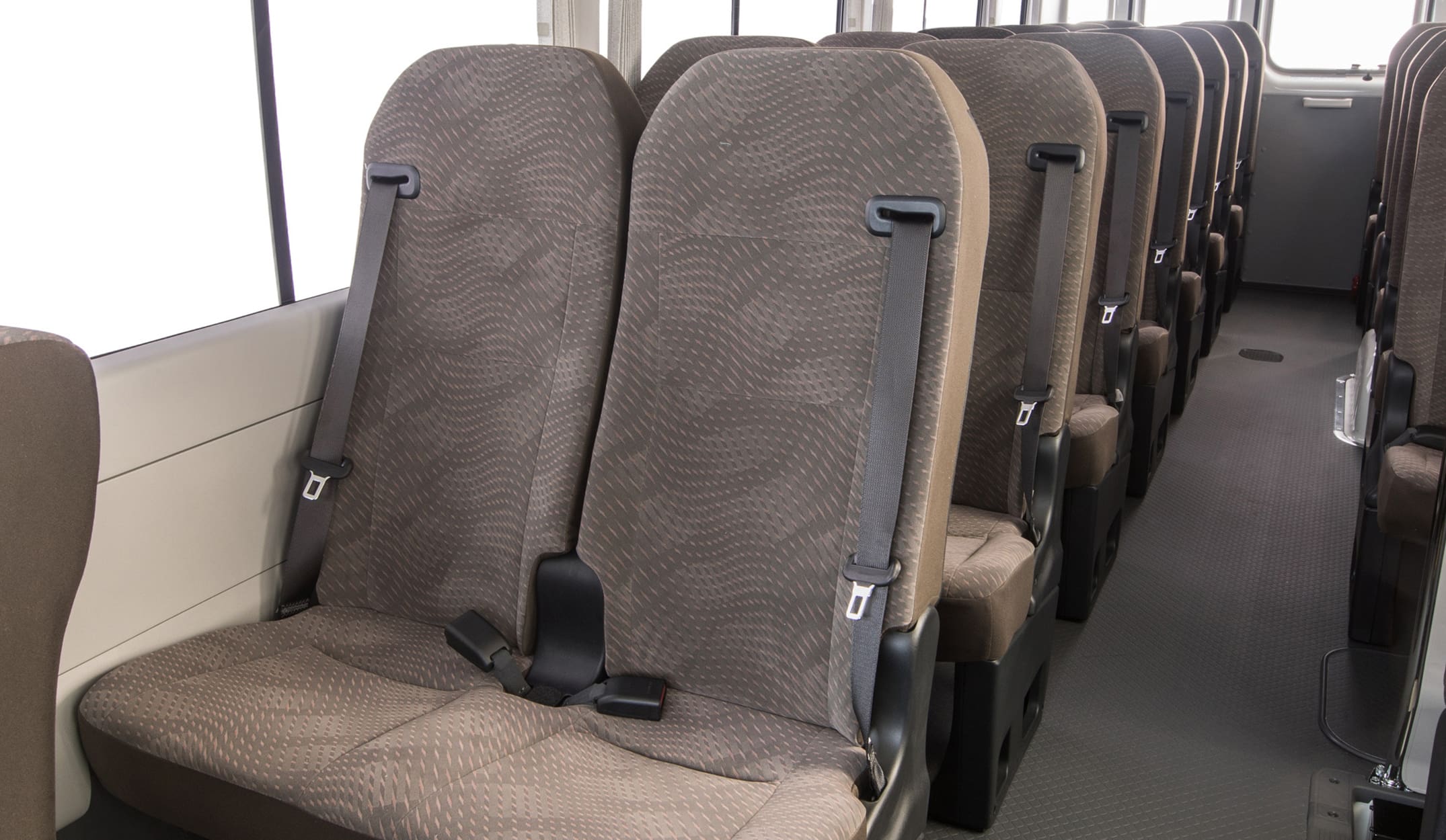 Toyota Coaster interior seating
