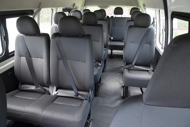 Hiace 14 seater seating layout